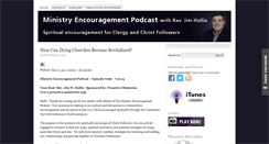 Desktop Screenshot of ministryencouragementpodcast.com